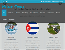 Tablet Screenshot of neisse-tours.de